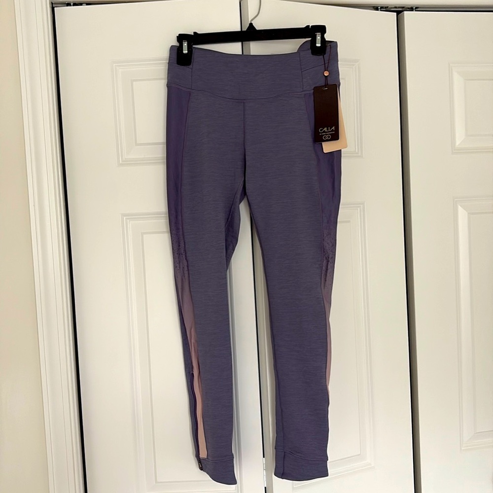 Calia Purple Leggings with Ombré Pink Accents